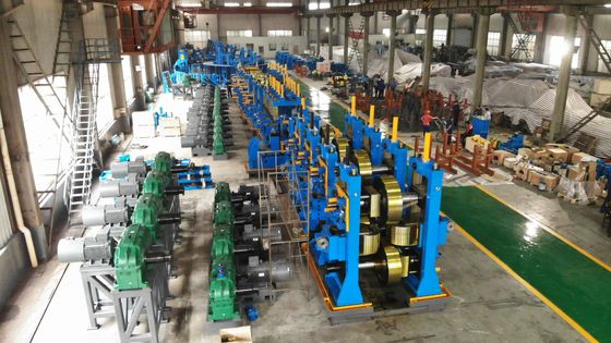 0,8–6,0 mm feuerverzinkte Stahlrohrmühle und Rollformausrüstung für die Herstellung von GI-Rohren, Zaunrohren, Gewächshausrohren und Strukturrohren