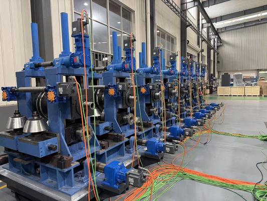 Five Stand Rough Forming Tube Mill Machine ZY16 Φ8-18mm HF Welded Steel Pipe