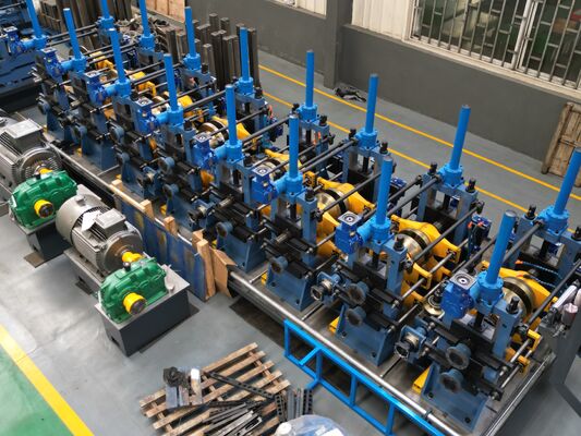 ZY20 Structural Tube Mill Machine φ10-26mm Round Steel Pipe 0.4-1.5mm 90m/min HF Welding Line